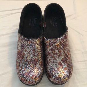 Sanita Danish Clogs Vegan Glitter Size 39